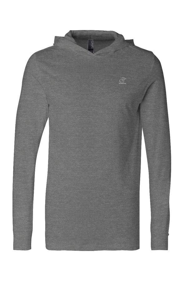 Jersey Hooded Long Sleeve Tee