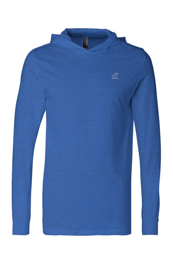 Jersey Hooded Long Sleeve Tee