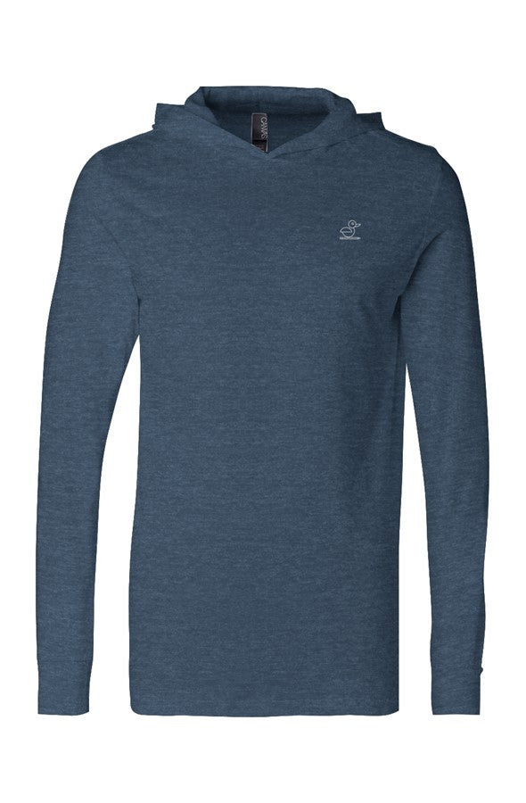 Jersey Hooded Long Sleeve Tee