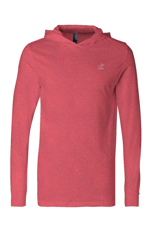 Jersey Hooded Long Sleeve Tee