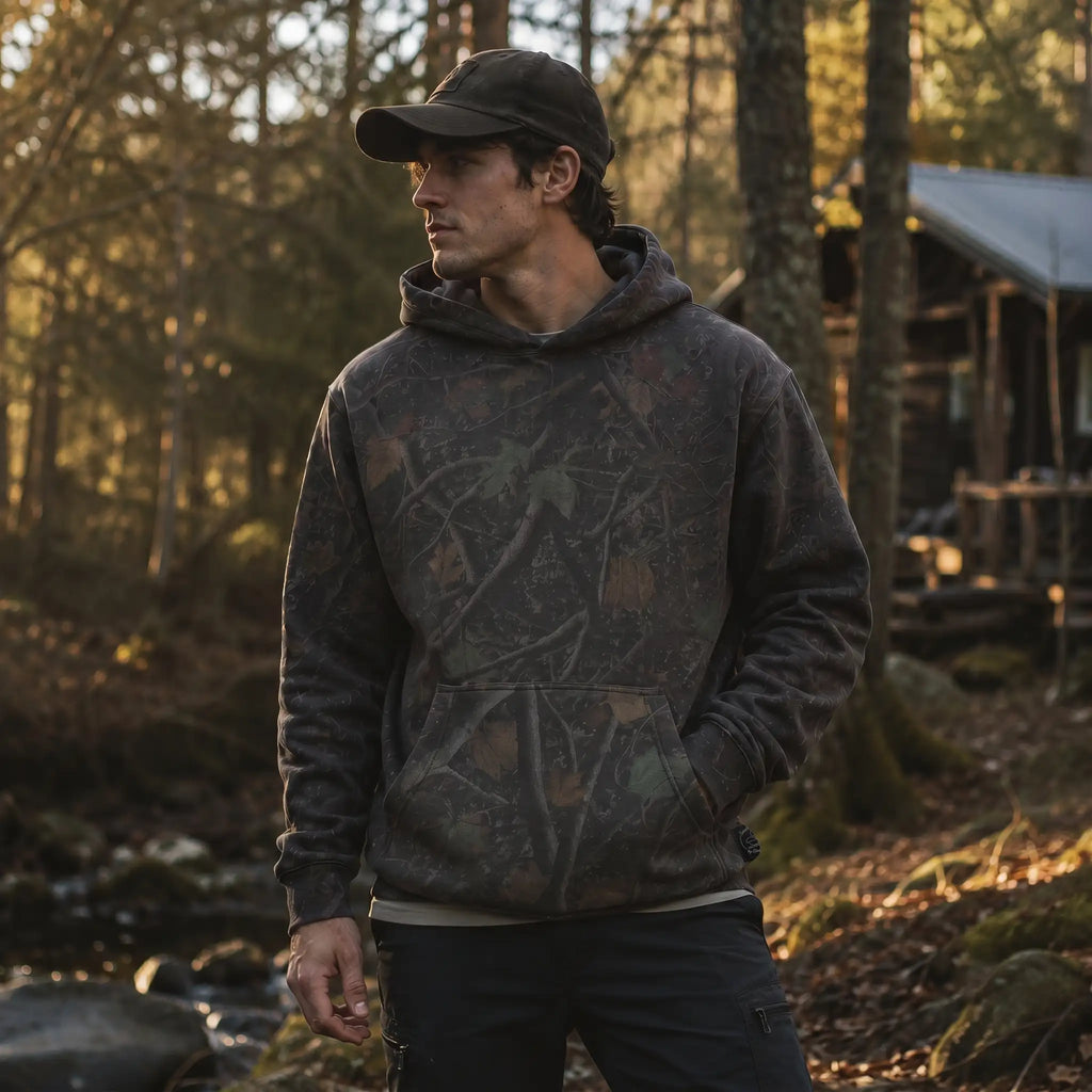 Darkwood Tree Camo Heavyweight Hoodie