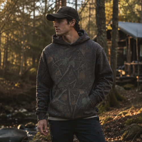 Darkwood Tree Camo Heavyweight Hoodie