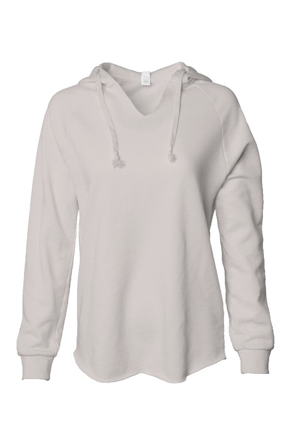 Womens Lightweight Wash Hooded Sweatshirt