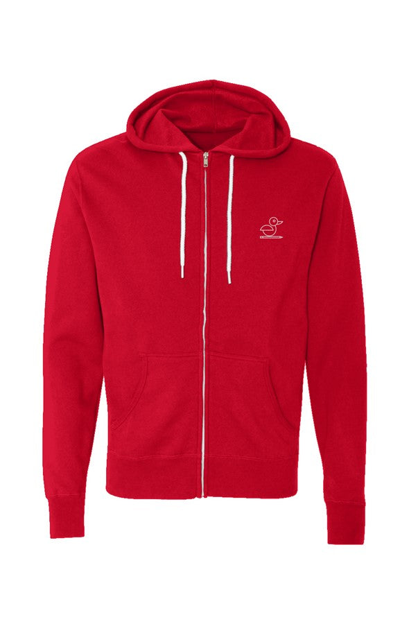 Unisex Lightweight Full Zip Hoodie