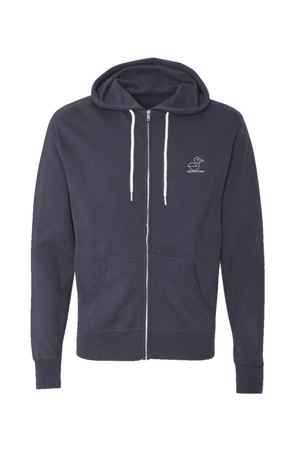 Unisex Lightweight Full Zip Hoodie