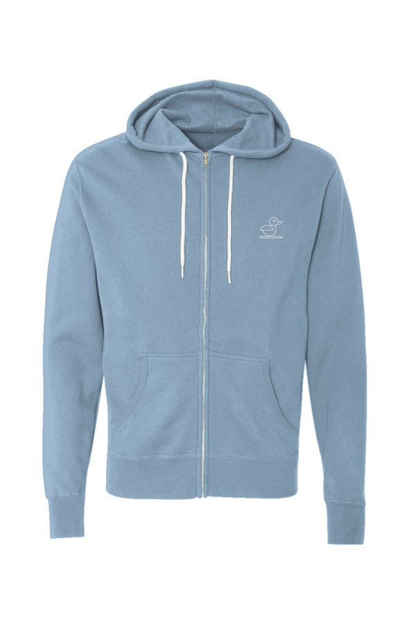 Unisex Lightweight Full Zip Hoodie