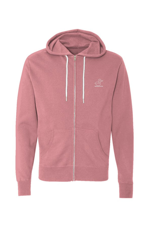 Unisex Lightweight Full Zip Hoodie