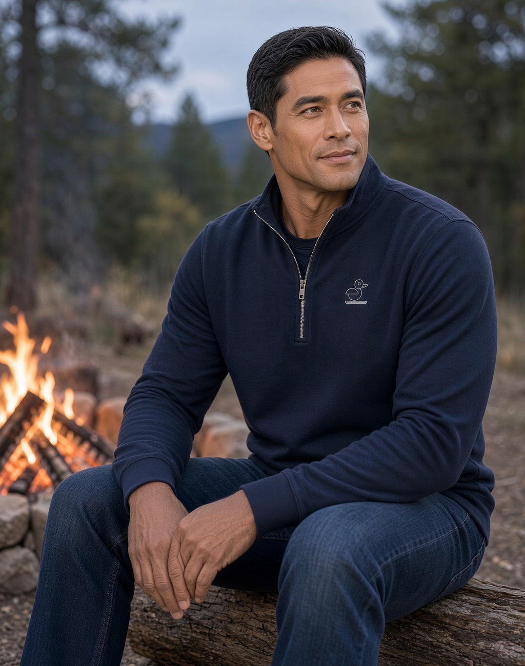 Smart Duck Midweight Quarter-Zip Pullover